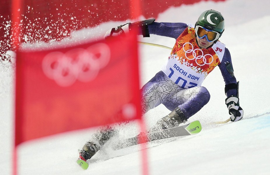 muhammad karim made his winter olympics debut in tough conditions in sochi the teenager hopes to improve on his performance in the years ahead photo afp