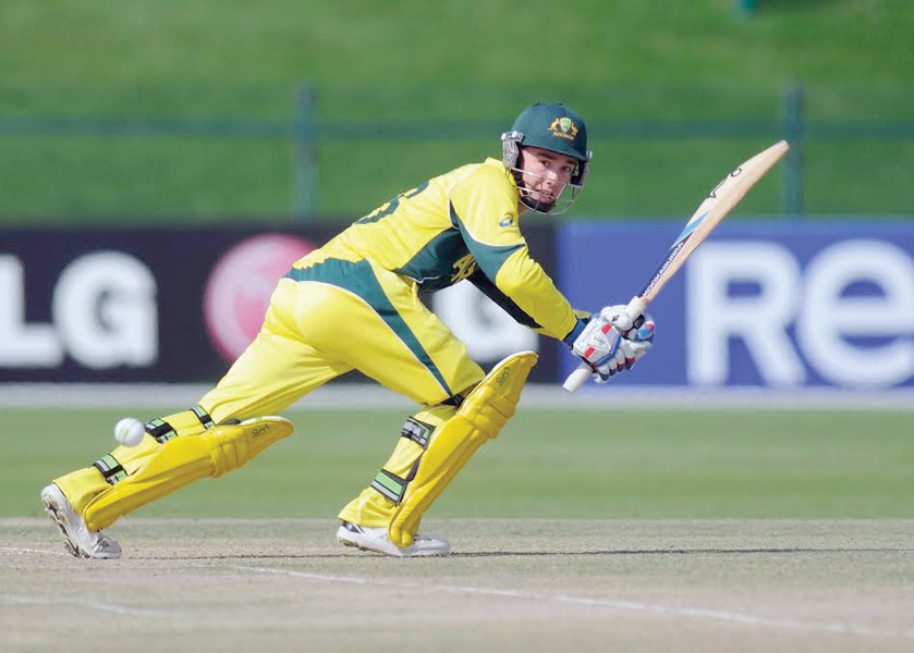 jake doran scored an unbeaten 99 to ensure australia s win over bangladesh in a crucial group b match photo icc