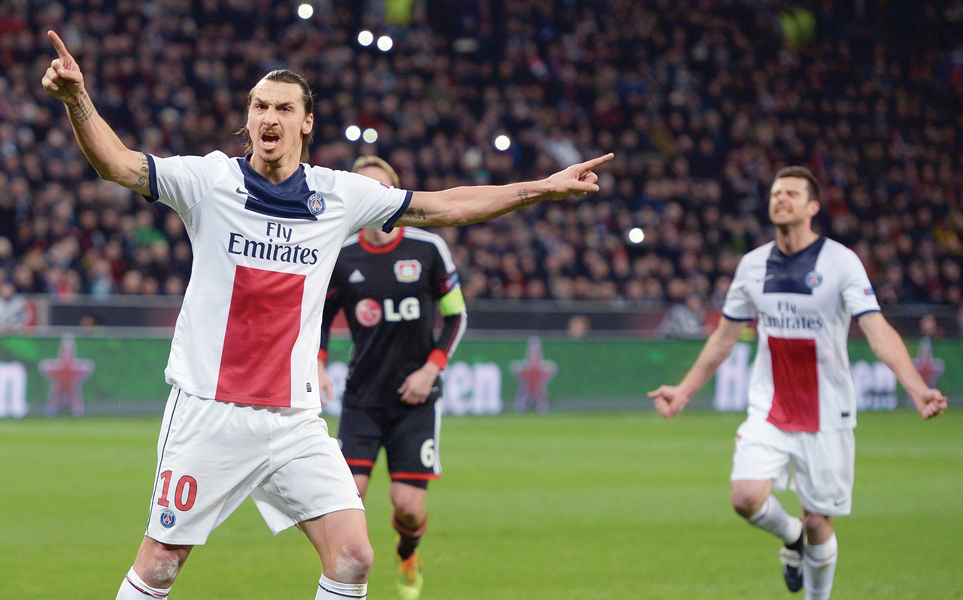 barcelona and paris saint germain won their first leg away games against manchester city and bayern leverkusen with comfort in the uefa champions league on wednesday photo afp