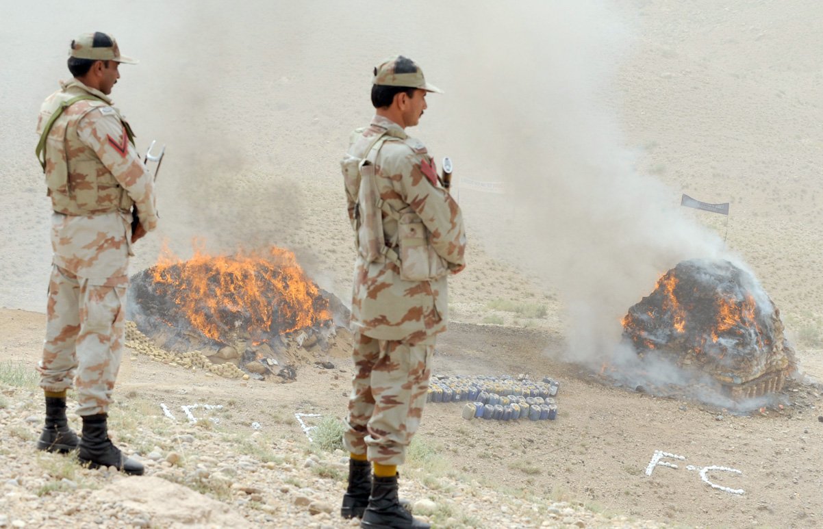 national interdiction unit found about 900 kilogrammes of the drug as hashish a resin product of marijuana and about 400 kilogrammes of its seed near the tieranon village photo afp file