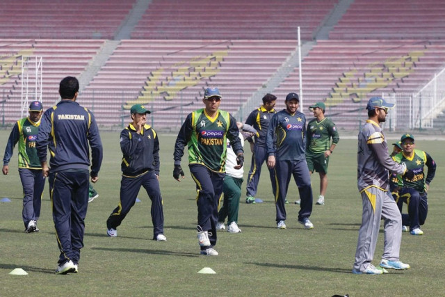 pakistan captain misbahul haq is backing his troops he feels the team has the potential to defend the title they won two years ago photo express pakistan captain misbahul haq is backing his troops he feels the team has the potential to defend the title they won two years ago photo express