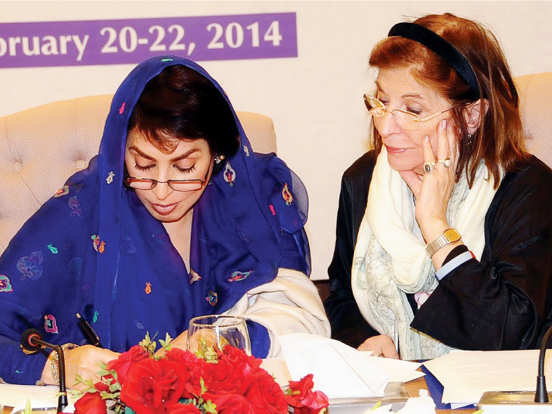 dr fehmida mirza and speaker house of lords baroness d souza signing an mou photo inp