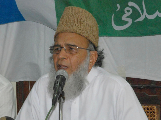ji chief munawar hassan photo irfan ali ji chief munawar hassan photo irfan ali
