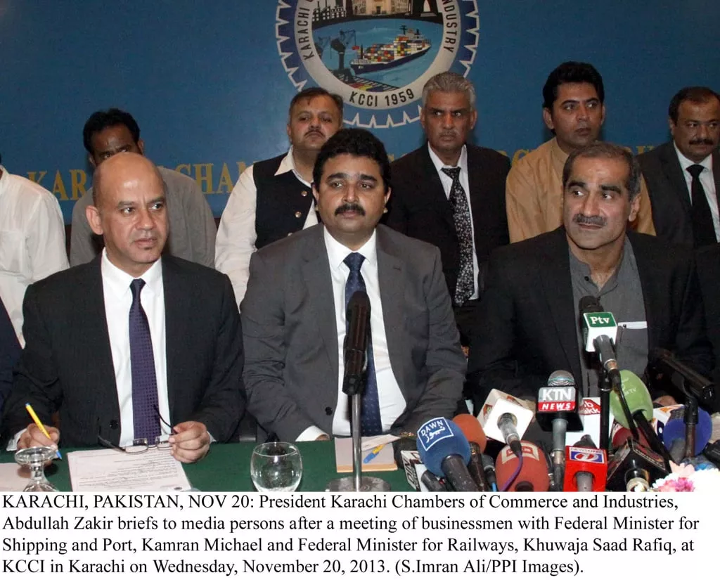 federal minister for ports and shipping kamran michael c photo ppi