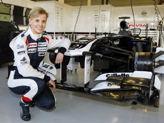 susie wolff will become the first woman driver in 22 years to take part in a formula one grand prix weekend this season photo reuters