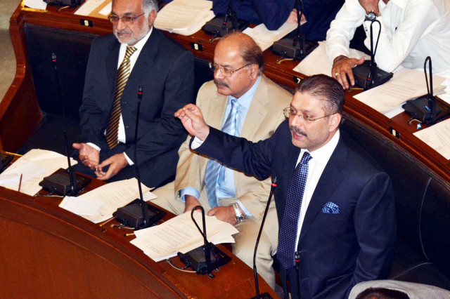 sindh information minister sharjeel inam memon speaks during the sindh assembly session on monday photo mohammad azeem express sindh information minister sharjeel inam memon speaks during the sindh assembly session on monday photo mohammad azeem express