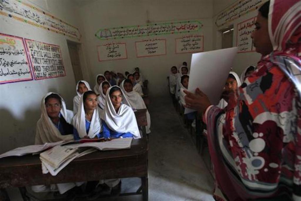 Pak School Uniform Xxx - Village gives girls pioneering sex education class