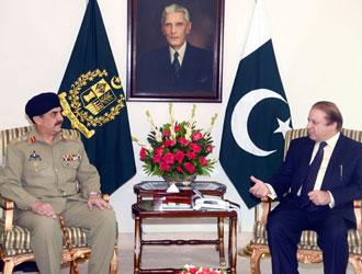 the coas and pm are dedicated to tackle terrorism in the country photo radio pakistan