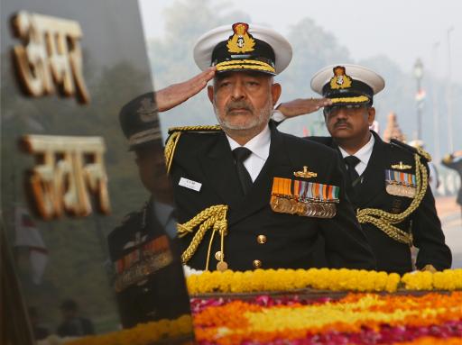 taking moral responsibility for the accidents and incidents which have taken place during the past few months the chief of naval staff admiral dk joshi today resigned said indian defence ministry spokesperson photo afp file