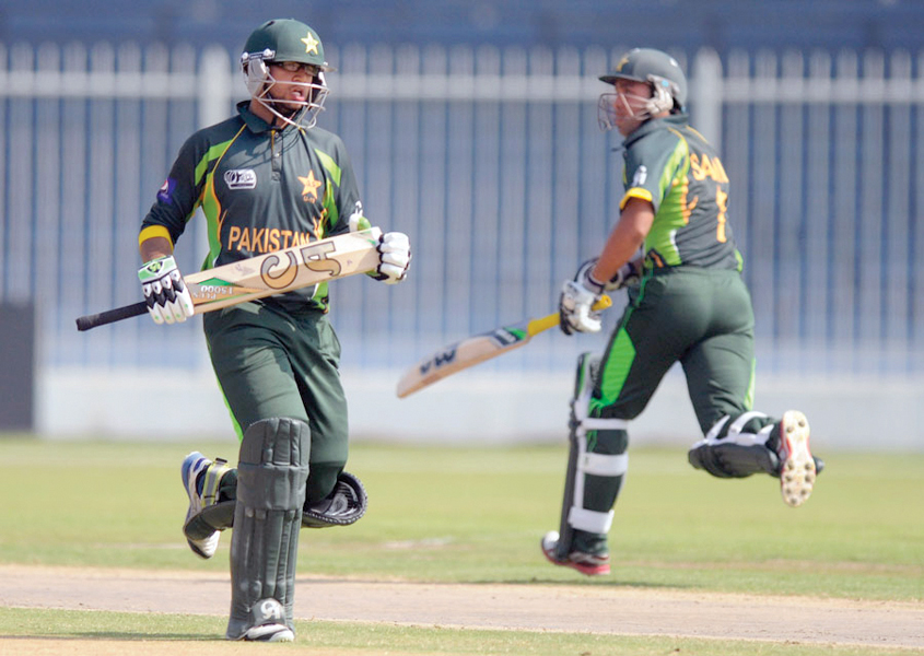 the opening pair of captain sami aslam and imamul haq has given pakistan promising starts in all games thus far meaning they must carry the momentum in the final as well photo icc