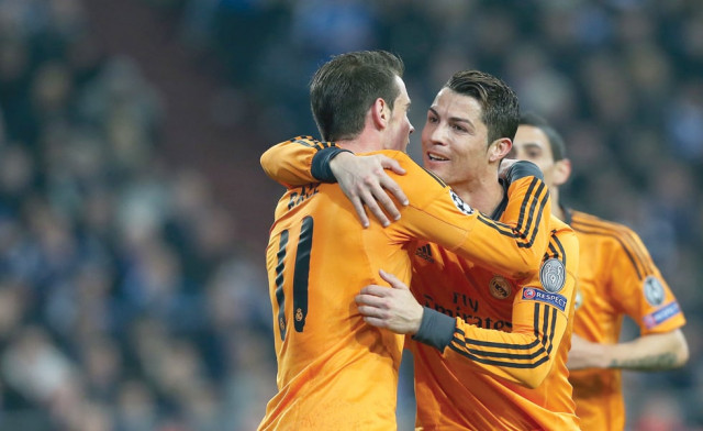 real are now all but guaranteed a quarter final place even with the return leg to come in madrid on march 18 after goals from benzema bale and ronaldo photo afp real are now all but guaranteed a quarter final place even with the return leg to come in madrid on march 18 after goals from benzema bale and ronaldo photo afp