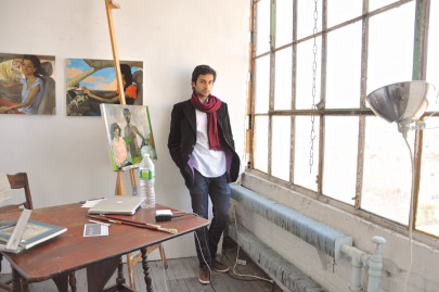 salman toor using his canvas to alter reality