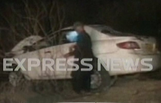 motorway police said that one of the cars was completely destroyed in the incident photo screen grab motorway police said that one of the cars was completely destroyed in the incident photo screen grab