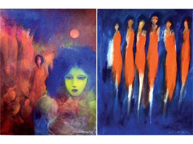 sultan s signature style is evident in his new works on display at tanzara photo express sultan s signature style is evident in his new works on display at tanzara photo express
