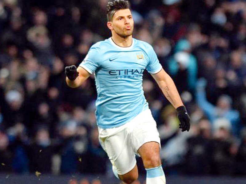 manchester city manager manuel pellegrini has revealed argentina striker sergio aguero could return from injury in the league cup final against sunderland on sunday photo afp