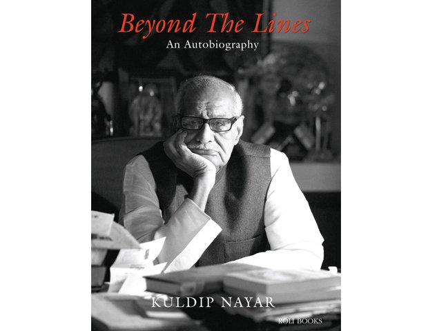 journalist and author kuldip nayar 039 s book 039 beyond the lines 039 photo publicity