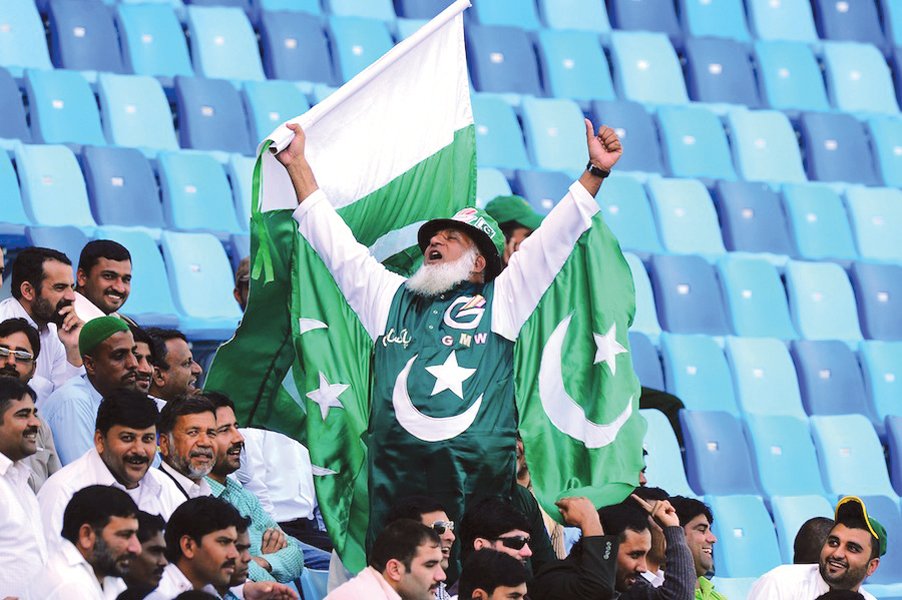 due to security concerns passionate pakistan fans like chacha e cricket are deprived of seeing the national team perform at home photo afp