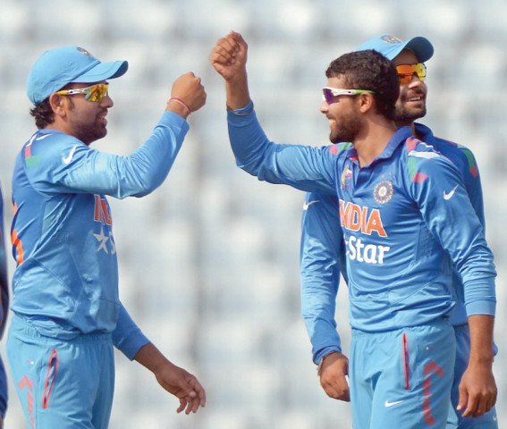 the spinners of india crushed afghanistan s shaky batting lineup to record an eight wicket win as they both head out of the asia cup photo afp the spinners of india crushed afghanistan s shaky batting lineup to record an eight wicket win as they both head out of the asia cup photo afp