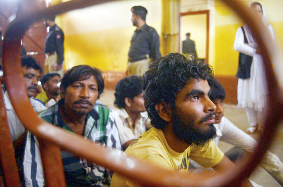 it is common practice for the authorities on both side of the indian and pakistan coast to arrest fishermen who venture into the wrong waters the seized boats of the arrested fishermen are auctioned by the authorities photo file