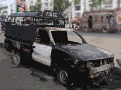 murder most foul suspect killed si injured in attack on police van