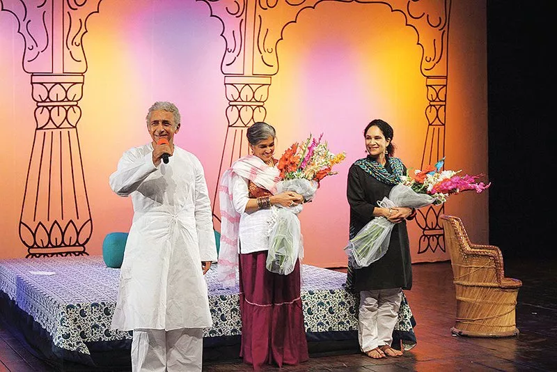 the veteran actor speaks after a successful performance of ismat apa kay naam photo file the veteran actor speaks after a successful performance of ismat apa kay naam photo file