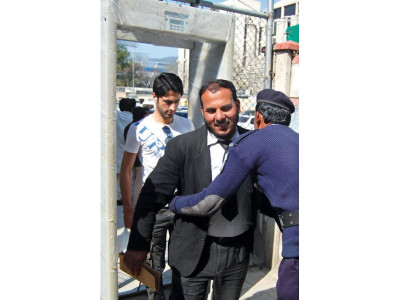 illusion of security sans power cops patting down visitors at courts illusion of security sans power cops patting down visitors at courts