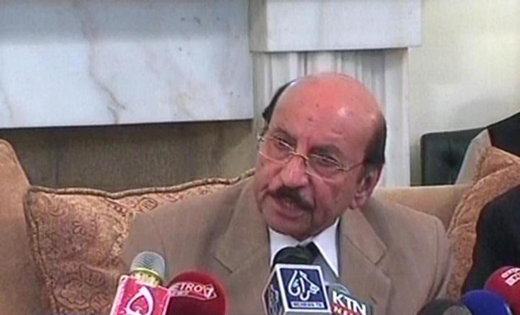 express news screengrab of sindh chief minister qaim ali shah