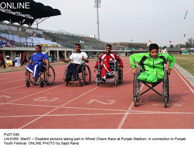 disabled athletes shine at youth festival