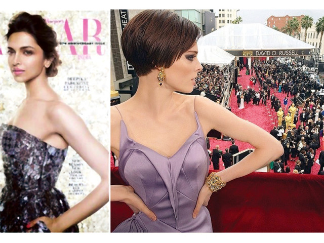 deepika padukone shares a picture of herself on the cover of harper s bazaar march 2014 issue coco rocha shares her view from the cnn booth at the oscars deepika padukone shares a picture of herself on the cover of harper s bazaar march 2014 issue coco rocha shares her view from the cnn booth at the oscars