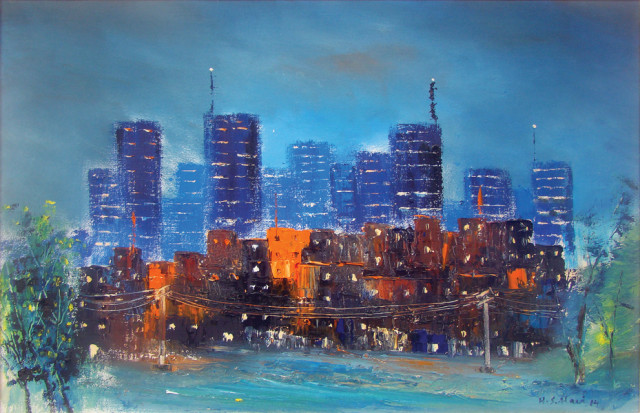 artist hamid s alavi s paintings are on display at the citi art gallery till march 13 the paintings explore the city s urban landscape through the eyes of the artist rendering them an almost surreal perspective photos courtesy citi art gallery artist hamid s alavi s paintings are on display at the citi art gallery till march 13 the paintings explore the city s urban landscape through the eyes of the artist rendering them an almost surreal perspective photos courtesy citi art gallery