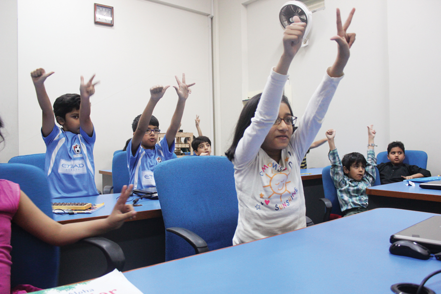 students of the programme learn to use mind math for complex mathematical operations photo courtesy robotics lab