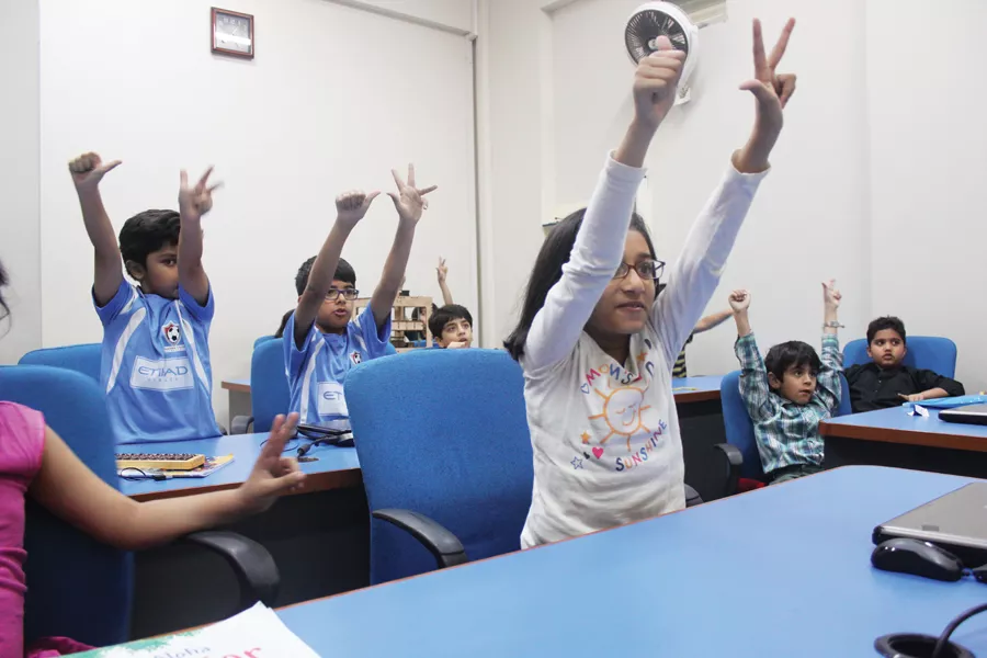 students of the programme learn to use mind math for complex mathematical operations photo courtesy robotics lab students of the programme learn to use mind math for complex mathematical operations photo courtesy robotics lab