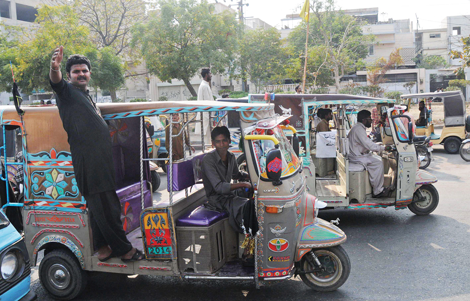 while bus owners celebrate the decision to ban the rickshaws rickshaw owners and those who use them are desperate for their continuation photo rashid ajmeri express