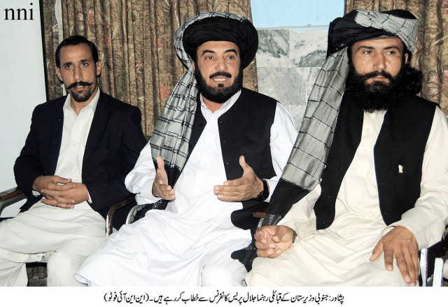 tribal leaders of north waziristan address a press conference in peshawar photo nni tribal leaders of north waziristan address a press conference in peshawar photo nni