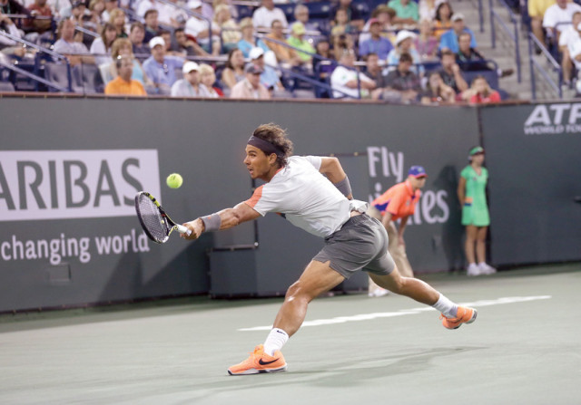 tournament favourite rafael nadal suffered an upset as he was knocked out in the third round of the indian wells photo afp tournament favourite rafael nadal suffered an upset as he was knocked out in the third round of the indian wells photo afp