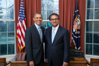 ambassador jilani presents credentials to barack obama at white house