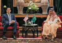 us secretary of state marco rubio meets saudi foreign minister faisal bin farhan al saud in manama bahrain photo reuters