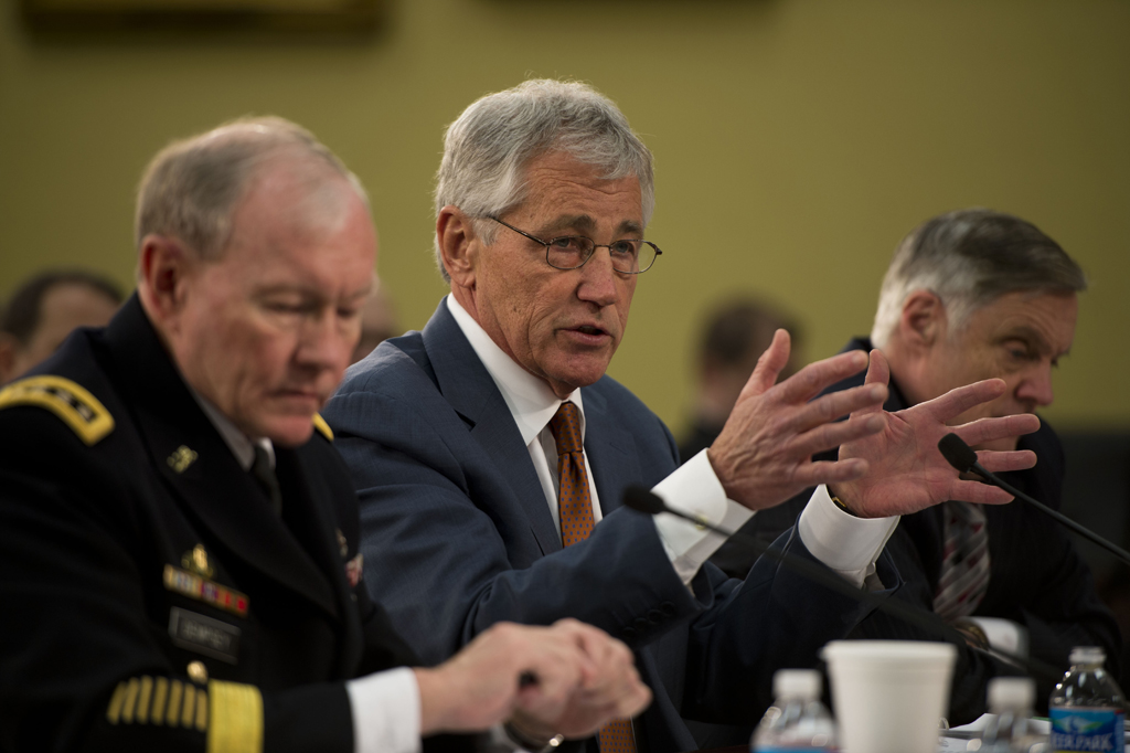 defense secretary chuck hagel testifies on the defense department 039 s fiscal year 2015 budget request before the house appropriations committee 039 s defense subcommittee in washington d c march 13 2014 photo dod