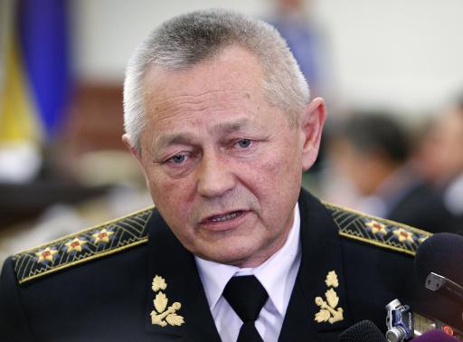 ukraine 039 s defence minister igor tenyukh speaks during the cabinet of the ministers sittings in kiev on march 16 2014 photo afp