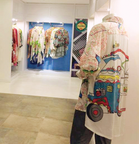 the store s latest collection features digital prints of architectural monuments from around karachi and lahore photos publicity