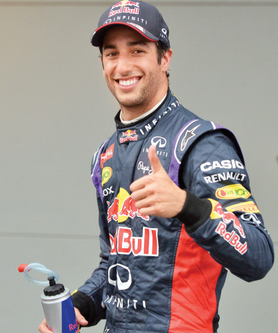 ricciardo s podium finish was the first of his career and his first race with red bull photo afp ricciardo s podium finish was the first of his career and his first race with red bull photo afp