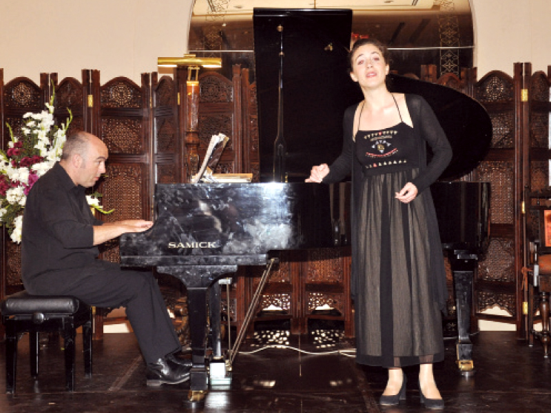 soprano juliette de massy and pianist samuel bor enthrall audience with renditions of french poetry and music at an event held in connection with francopphonie week photo express