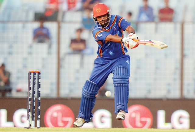 shehzad helped afghanistan knock hong kong out of the world twenty20 by an attacking batting display photo afp shehzad helped afghanistan knock hong kong out of the world twenty20 by an attacking batting display photo afp