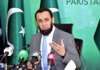 information minister attaullah tarar addressing a press conference in islamabad photo radio pakistan