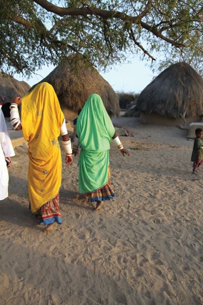 this village belonging to the pre dominantly hindu tribe the kohlis is located 10 minutes from mithi the women sell wood to make a living photo tooba masood express