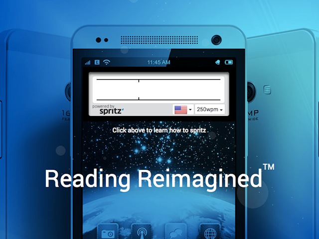 the technology behind the app allows readers to read at a breakneck speed of a 1 000 words per minute photo spritzinc com