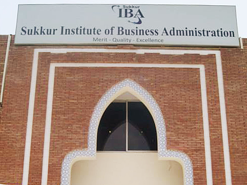 quot after the programme was introduced in 2009 the dropout rate of students at sukkur iba went down from 58 to 8 quot sukkur iba marketing manager sanaullah shar photo publicity