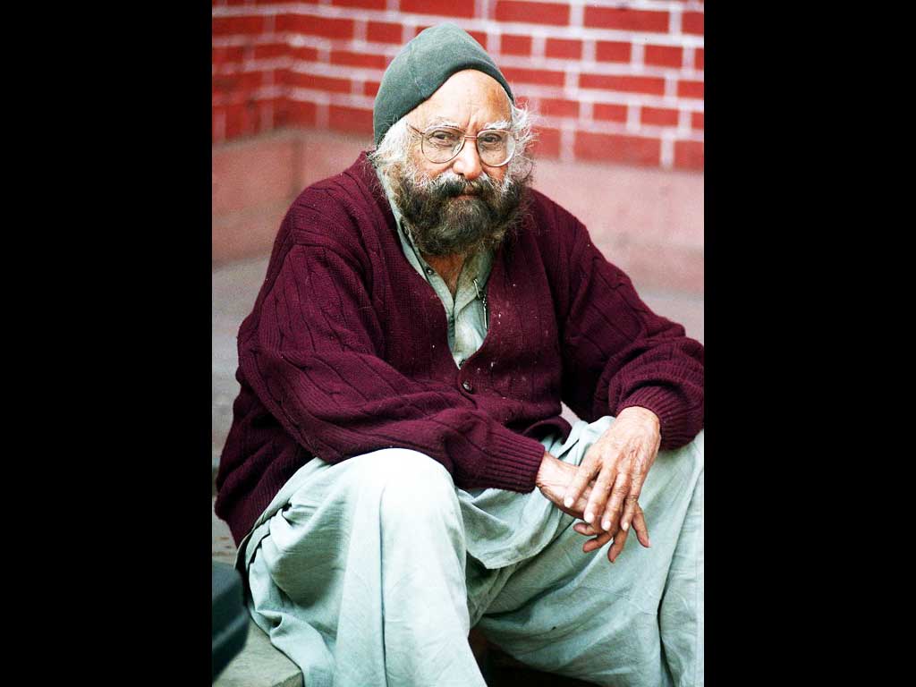 journalist and famous writer khushwant singh photo afp