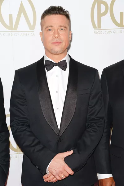 brad pitt is being considered to helm season two of the smash hit hbo show photo file brad pitt is being considered to helm season two of the smash hit hbo show photo file
