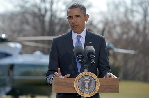 us president barack obama speaks on the situation in ukraine on the south lawn of the white house on march 20 2014 photo afp